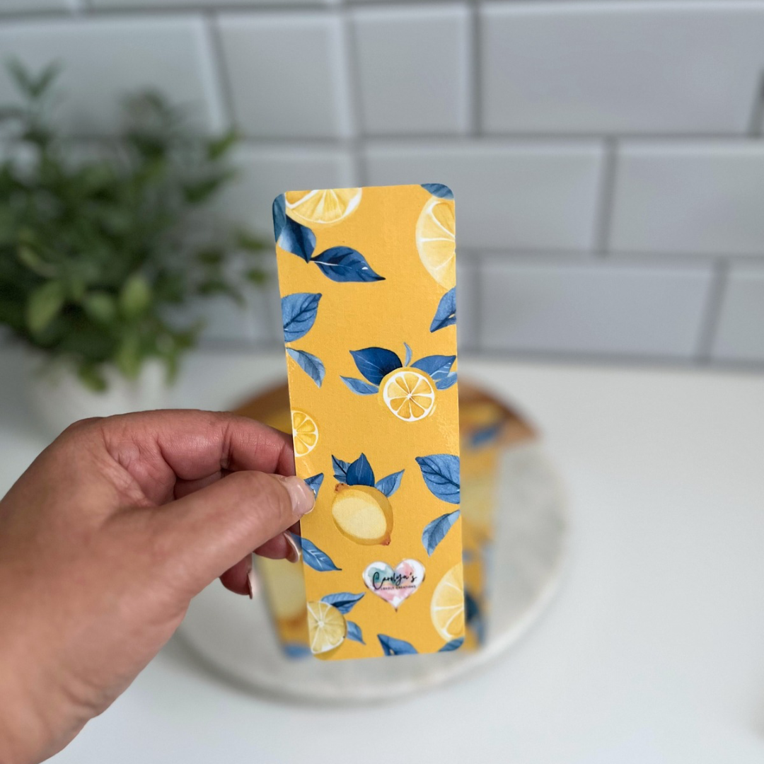 Lemon Zest Bookmark | Marcador de Limón
