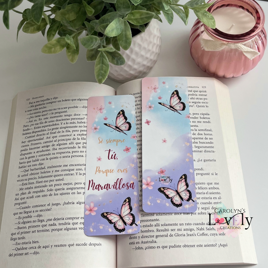 Always be Yourself because you’re Wonderful bookmark | Sé siempre Tú porqué eres Maravillosa