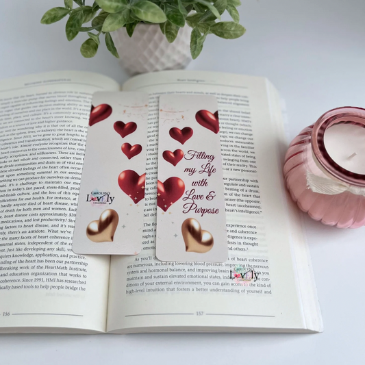 Filling my Life with Love & Purpose Bookmark | Llenando mi vida de Amor y Propósito