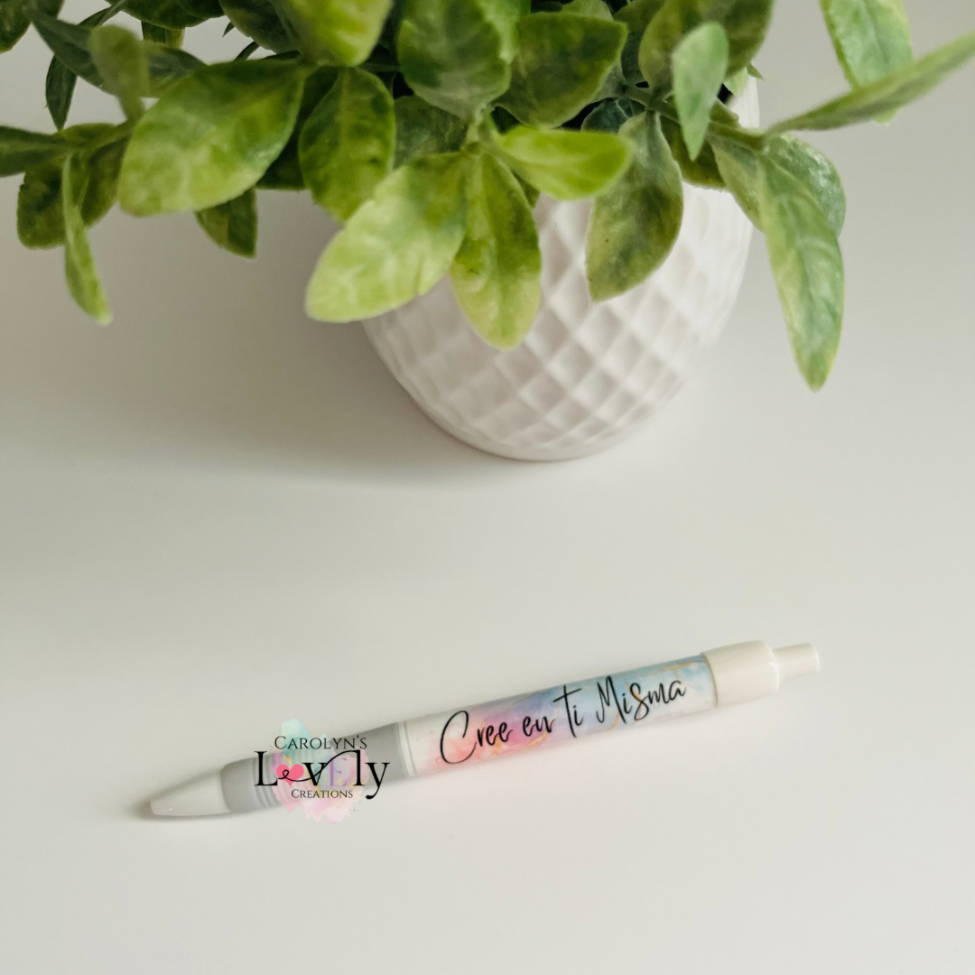 Bolígrafos con mensajes