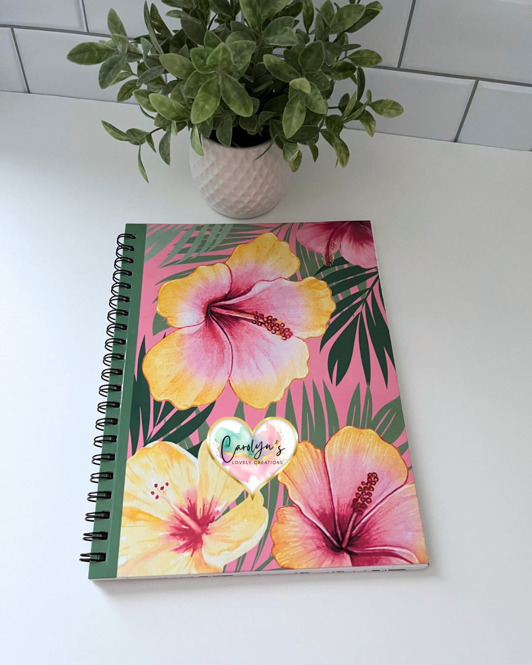 Tropical Notebook 8x11” | Laminated Cover | 140 Pages / Libreta Tropical 8x11” | Tapa Laminada | 140 Páginas
