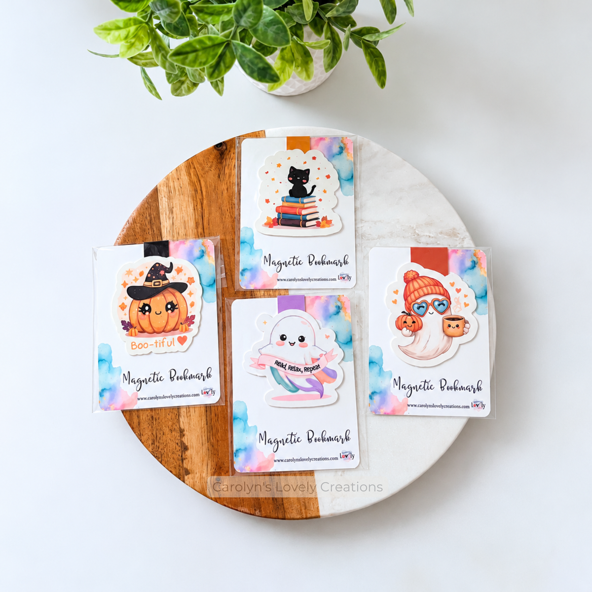 Magnetic bookmarks