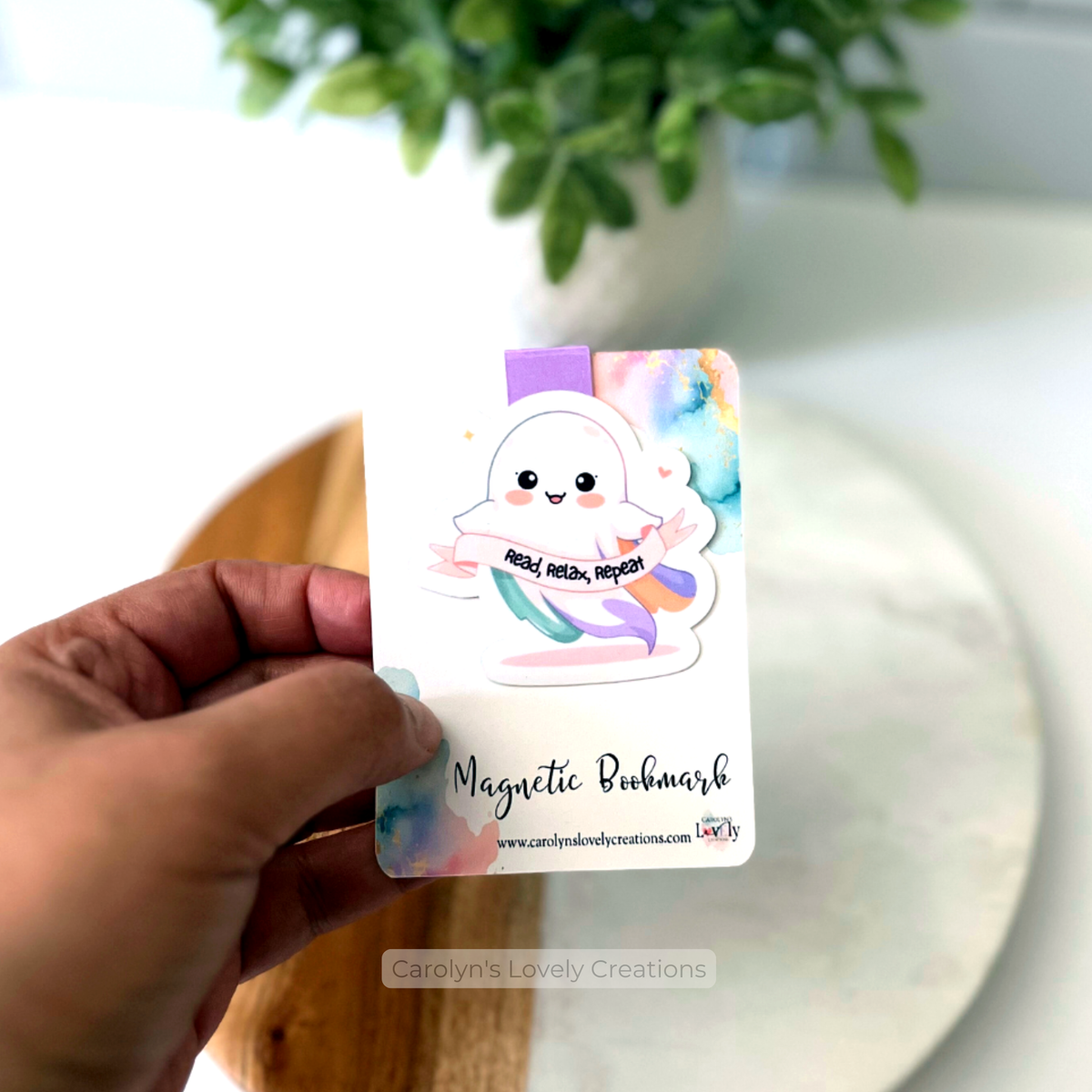 read, relax, repeat bookmark