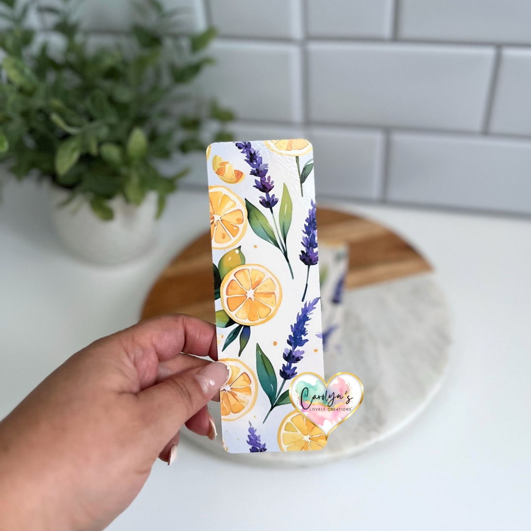 Lemon & Lavender Bookmark | Marcador Limón y Lavanda