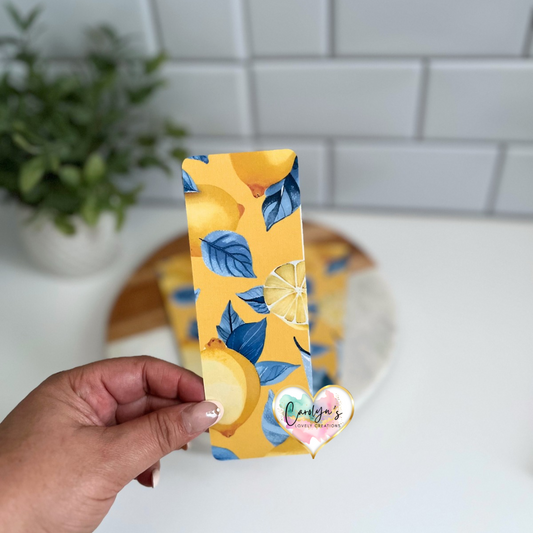 Lemon Zest Bookmark | Marcador de Limón