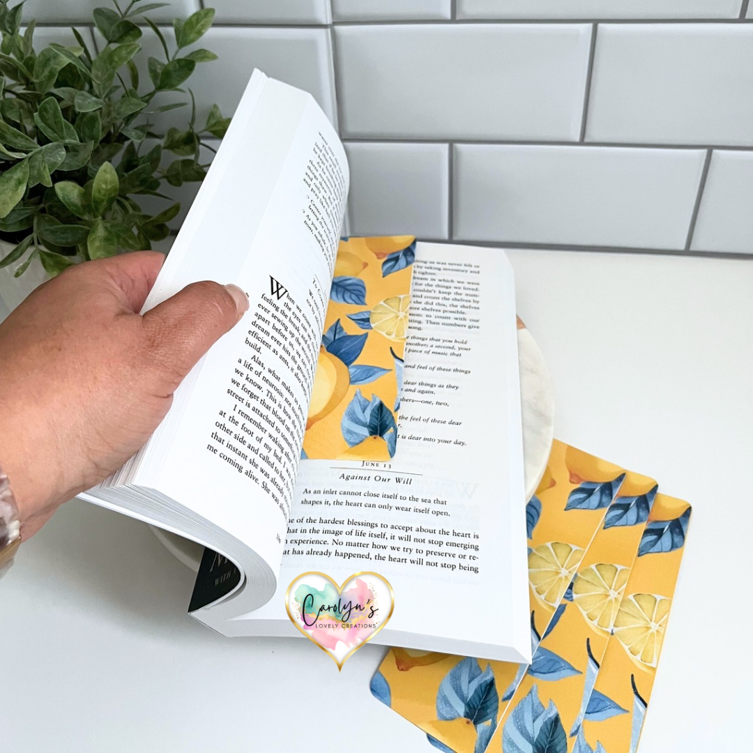 Lemon Zest Bookmark | Marcador de Limón
