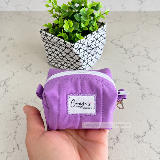 Mini Monedero Acolchado con Llavero
