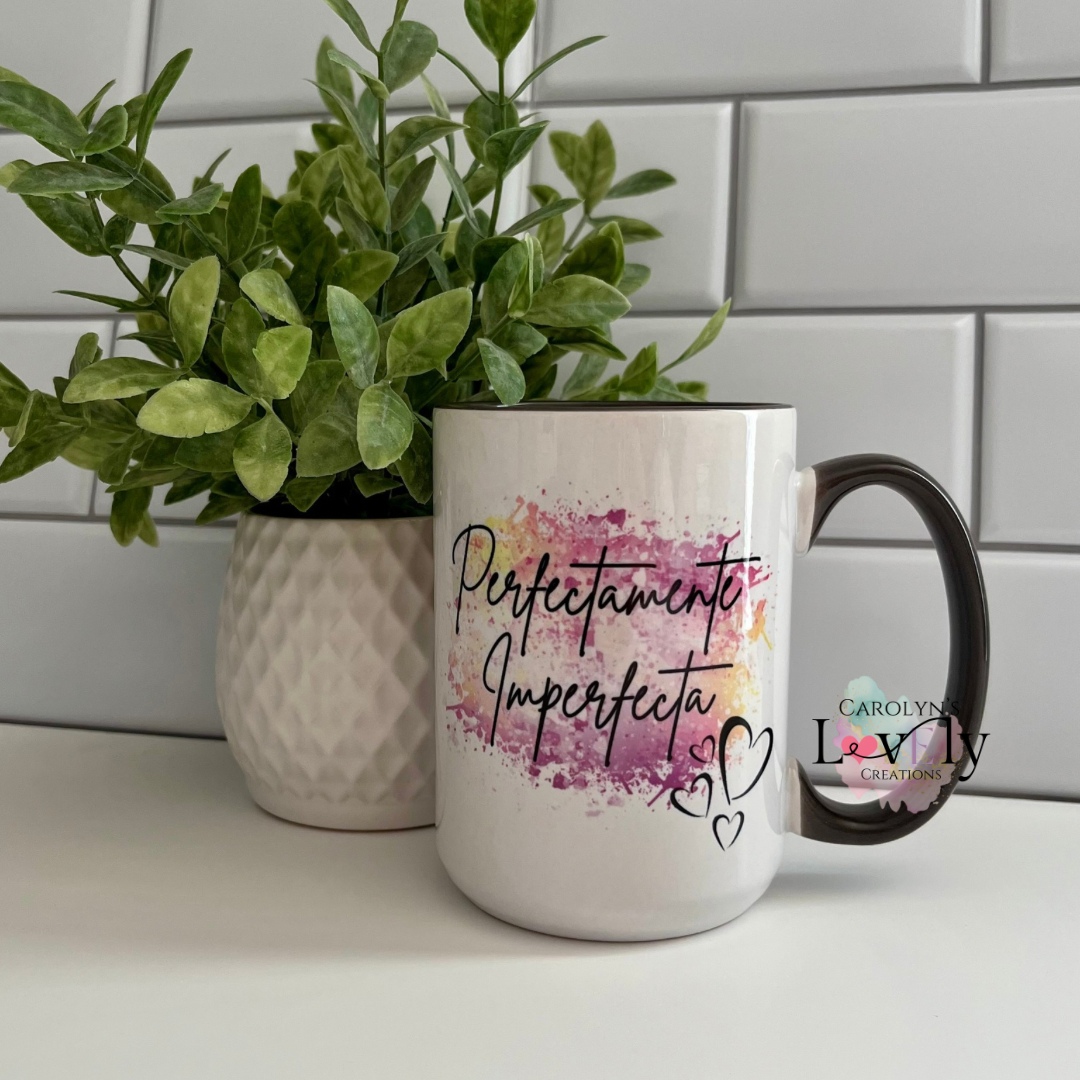taza con mensajes