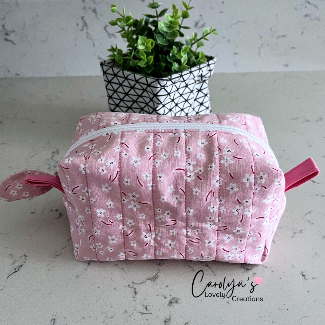 Pink Cosmetic Box Bag / Bolso para Cosméticos / Pink Disco Cowgirl