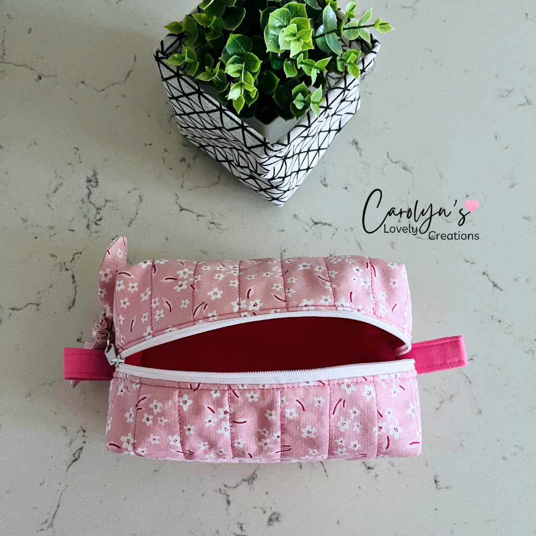 Pink Cosmetic Box Bag / Bolso para Cosméticos / Pink Disco Cowgirl