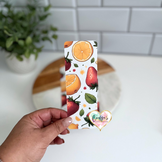 Strawberry & Lemon Bookmark | Marcador Limón y Fresas