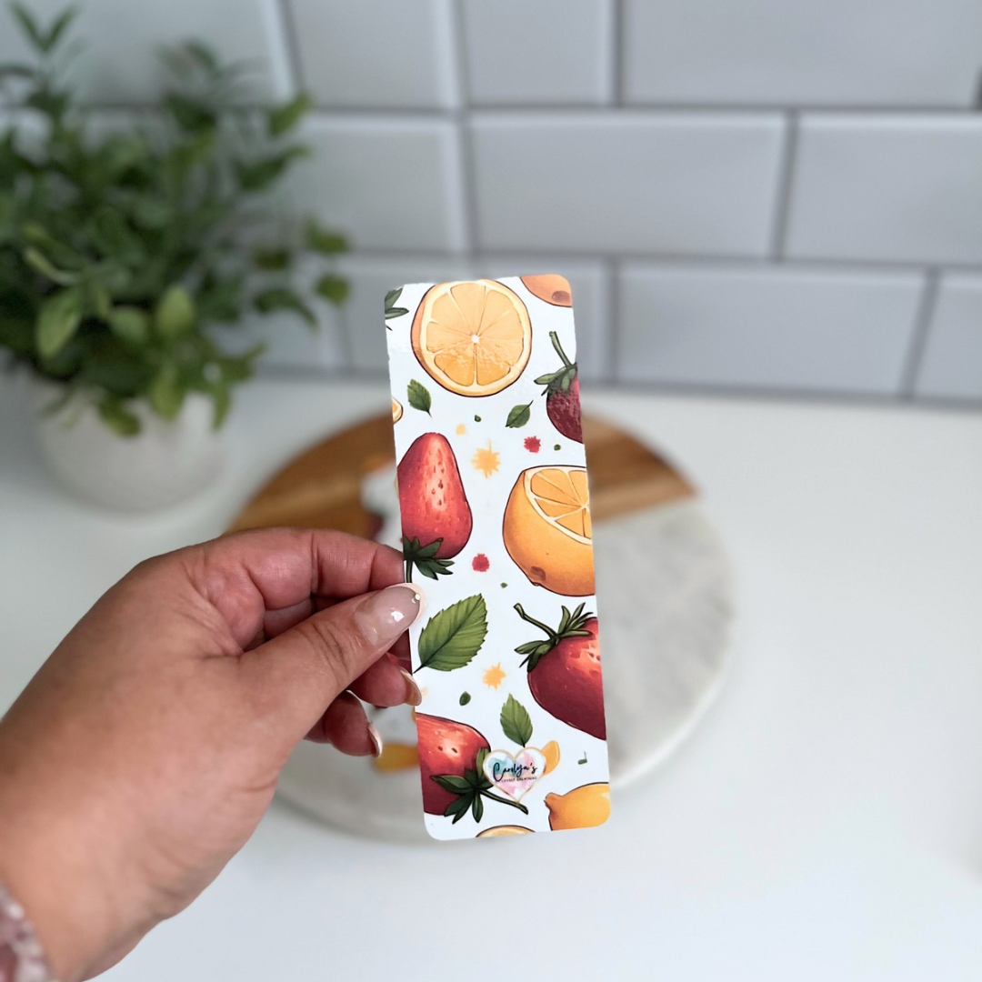 Strawberry & Lemon Bookmark | Marcador Limón y Fresas