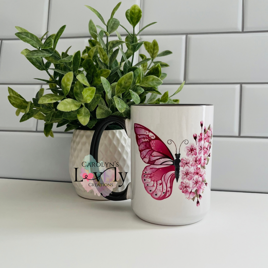 Taza con Mariposa