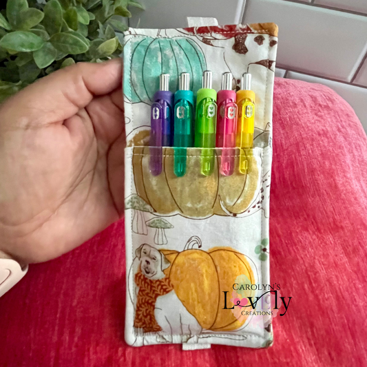 Elastic Fabric Pen Holder – Porta Lápices de Tela con Elástico | Handmade